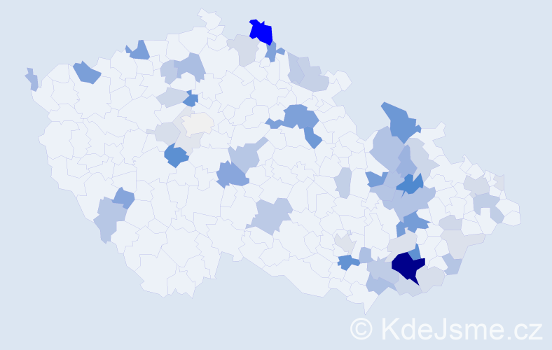 Příjmení: 'Lenhart', počet výskytů 149 v celé ČR