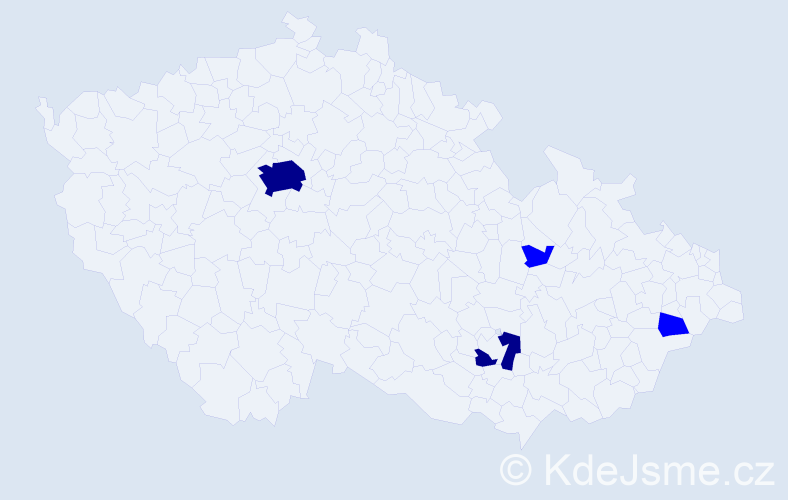 Příjmení: 'Baltasová', počet výskytů 6 v celé ČR
