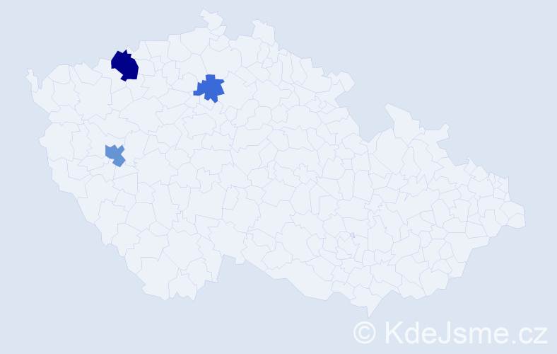 Příjmení: 'Schnepp', počet výskytů 6 v celé ČR