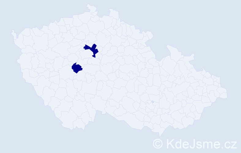 Příjmení: 'Shobota', počet výskytů 2 v celé ČR
