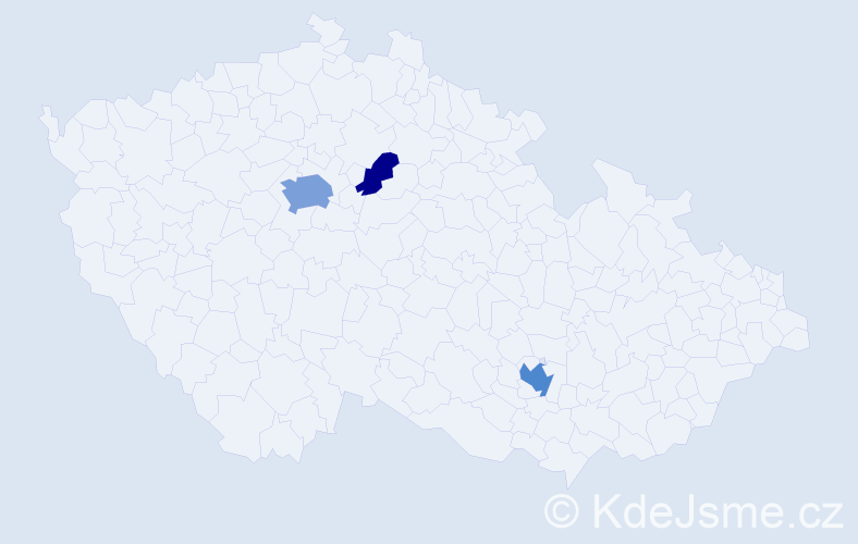 Příjmení: 'Manolache', počet výskytů 9 v celé ČR