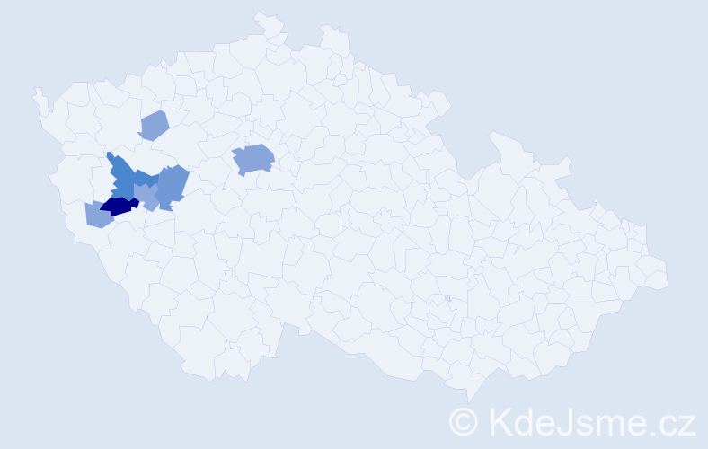 Příjmení: 'Multrus', počet výskytů 23 v celé ČR