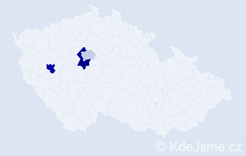 Příjmení: 'Lanzendorf', počet výskytů 9 v celé ČR