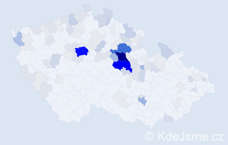 Příjmení: 'Pleskotová', počet výskytů 354 v celé ČR