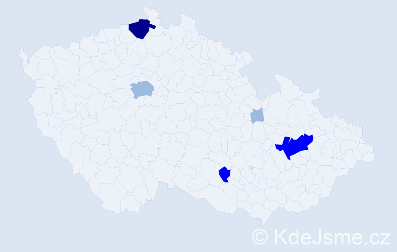 Příjmení: 'Pejpková', počet výskytů 12 v celé ČR
