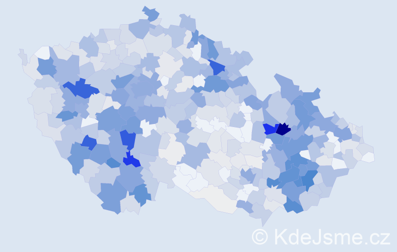 Příjmení: 'Petřík', počet výskytů 2268 v celé ČR