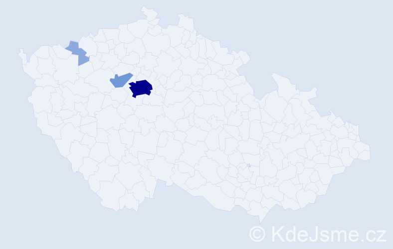 Příjmení: 'Selezneva', počet výskytů 9 v celé ČR