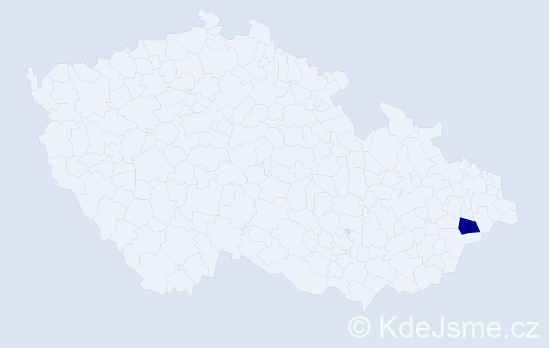 Příjmení: 'Kreizel', počet výskytů 1 v celé ČR