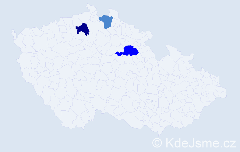 Příjmení: 'Dráhová', počet výskytů 9 v celé ČR
