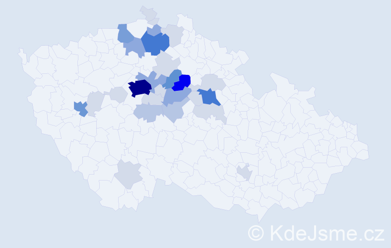 Příjmení: 'Buldra', počet výskytů 99 v celé ČR