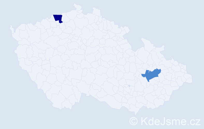 Příjmení: 'Breite', počet výskytů 12 v celé ČR