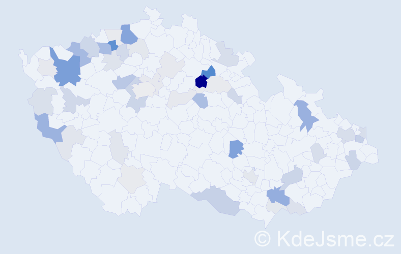 Příjmení: 'Škultéty', počet výskytů 137 v celé ČR