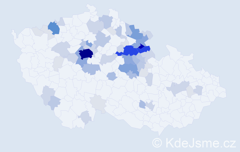 Příjmení: 'Tláskal', počet výskytů 230 v celé ČR