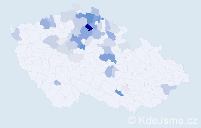 Příjmení: 'Halbich', počet výskytů 226 v celé ČR
