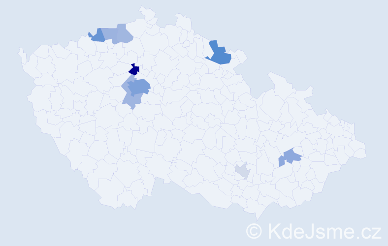 Příjmení: 'Savić', počet výskytů 22 v celé ČR