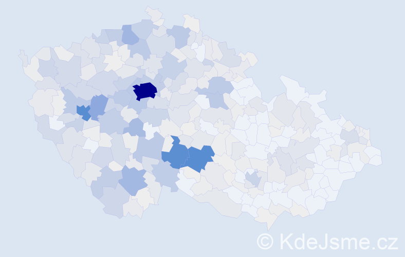 Příjmení: 'Pech', počet výskytů 2126 v celé ČR