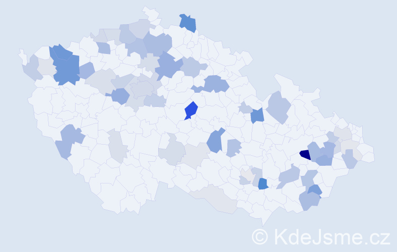 Příjmení: 'Gonda', počet výskytů 154 v celé ČR