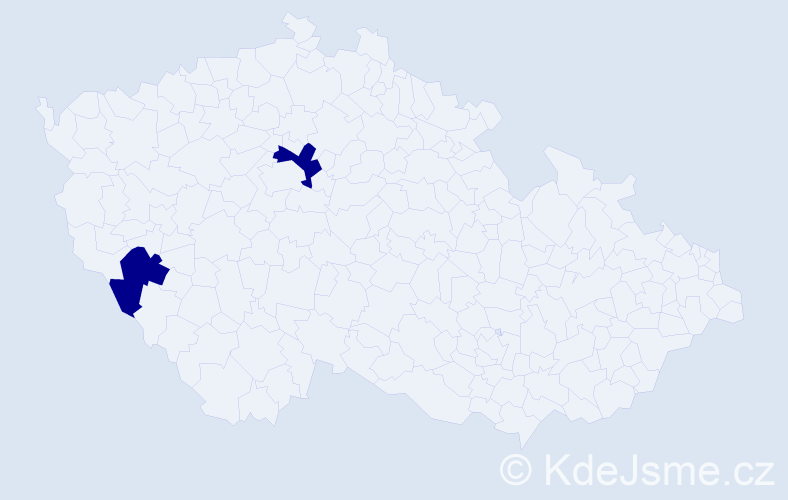 Příjmení: 'Satsyuk', počet výskytů 2 v celé ČR
