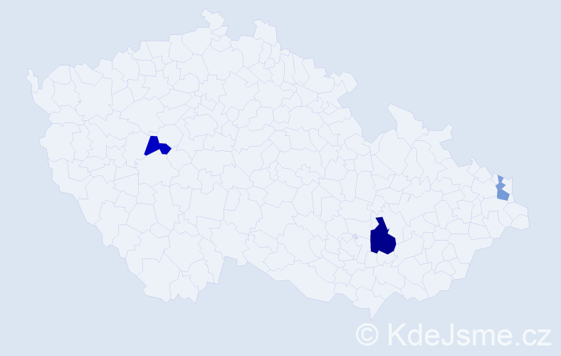 Příjmení: 'Rothkögel', počet výskytů 9 v celé ČR