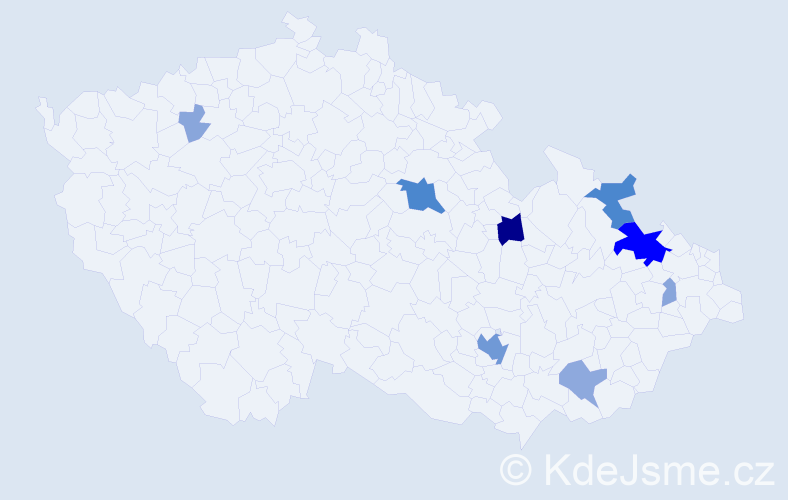 Příjmení: 'Launer', počet výskytů 32 v celé ČR