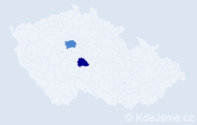 Příjmení: 'Ajgrman', počet výskytů 4 v celé ČR