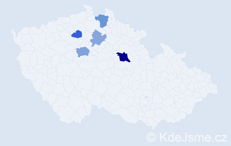 Příjmení: 'Shprakha', počet výskytů 18 v celé ČR