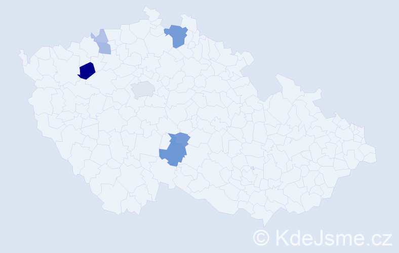 Příjmení: 'Struhovská', počet výskytů 20 v celé ČR