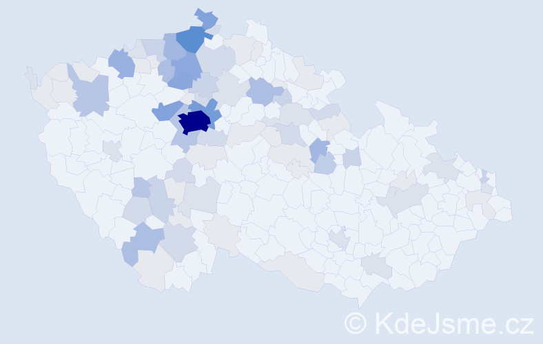 Příjmení: 'Barcalová', počet výskytů 302 v celé ČR