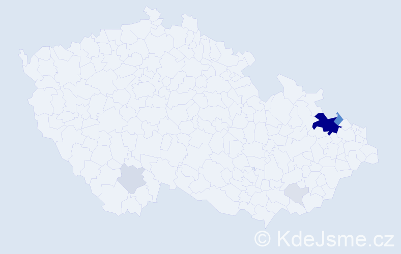 Příjmení: 'Nestrojová', počet výskytů 32 v celé ČR