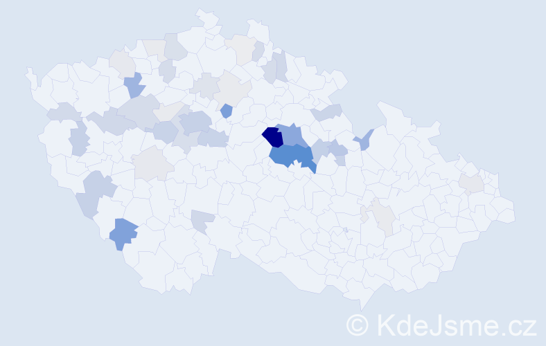 Příjmení: 'Dobruská', počet výskytů 143 v celé ČR
