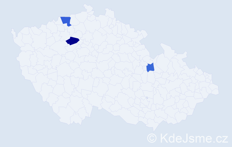Příjmení: 'Hollovová', počet výskytů 8 v celé ČR