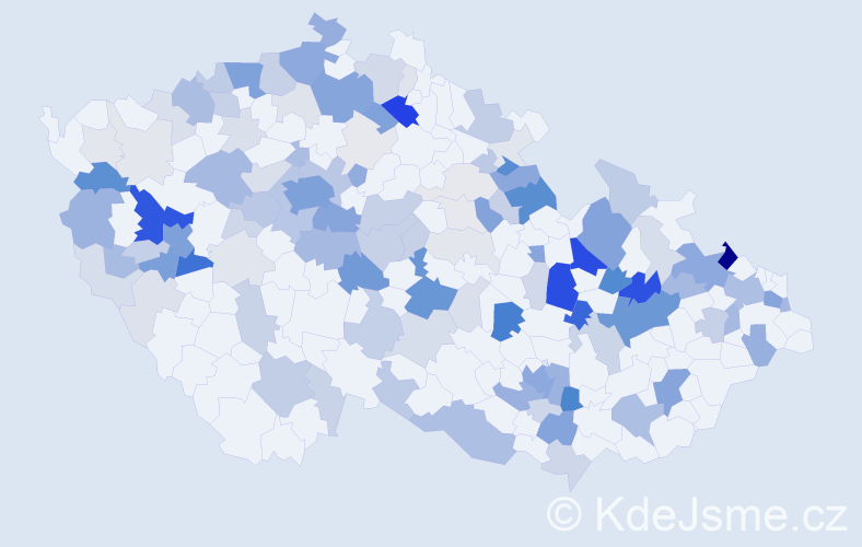 Příjmení: 'König', počet výskytů 472 v celé ČR
