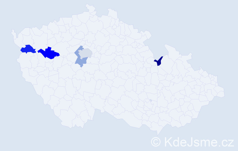 Příjmení: 'Sidorjáková', počet výskytů 11 v celé ČR