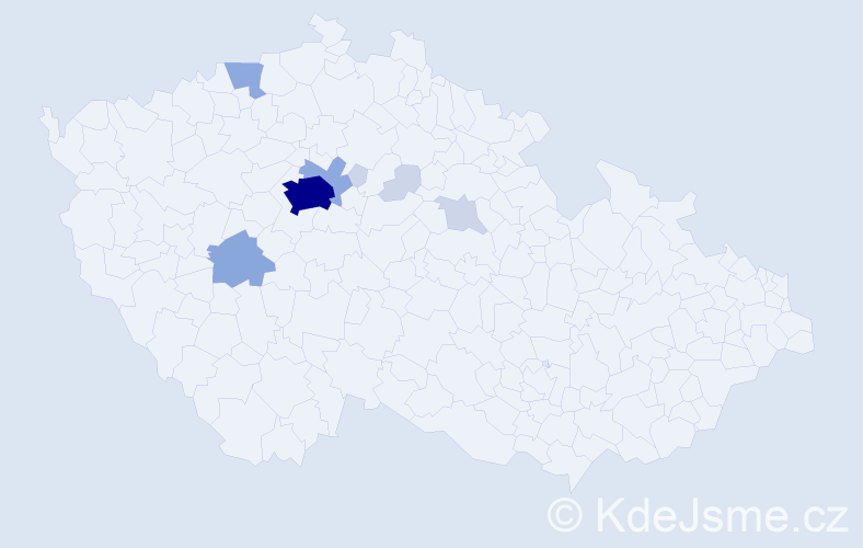 Příjmení: 'Arutyunyan', počet výskytů 24 v celé ČR