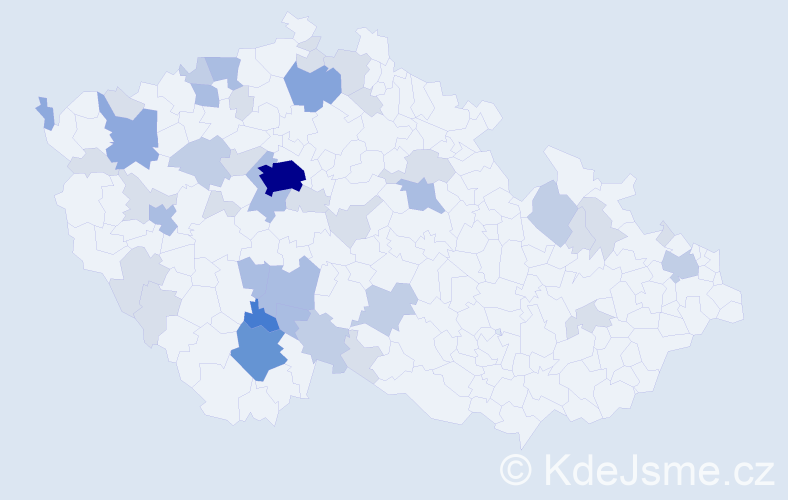 Příjmení: 'Panoch', počet výskytů 109 v celé ČR