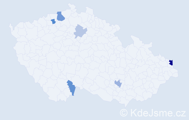 Příjmení: 'Triebl', počet výskytů 17 v celé ČR