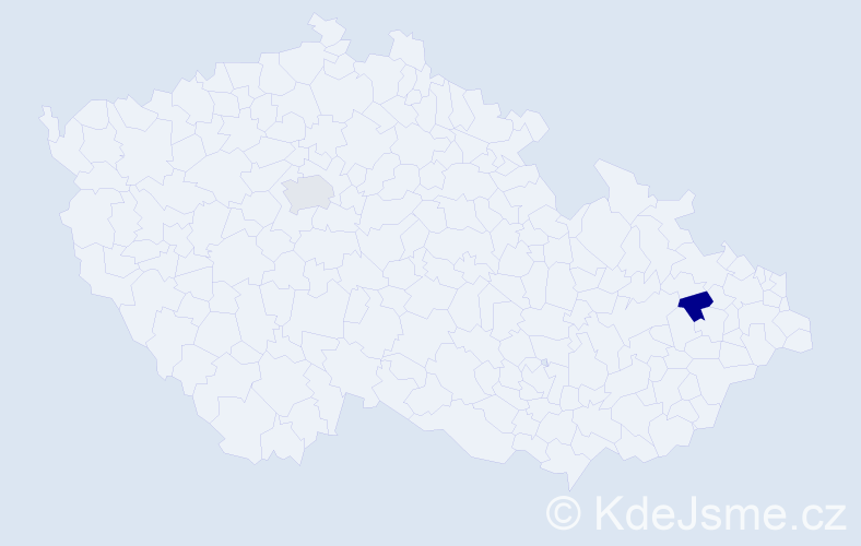 Příjmení: 'Bandur', počet výskytů 2 v celé ČR