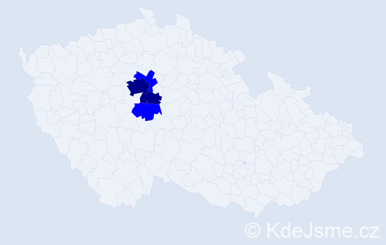 Příjmení: 'Kharyk', počet výskytů 6 v celé ČR
