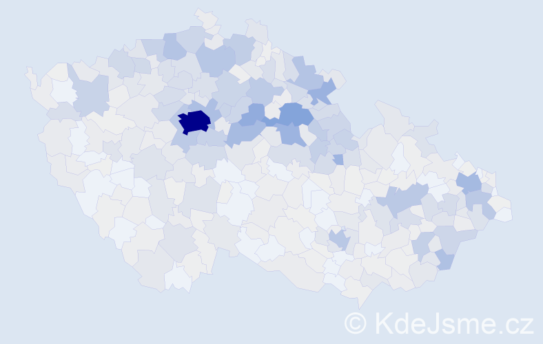 Příjmení: 'Řehák', počet výskytů 3083 v celé ČR