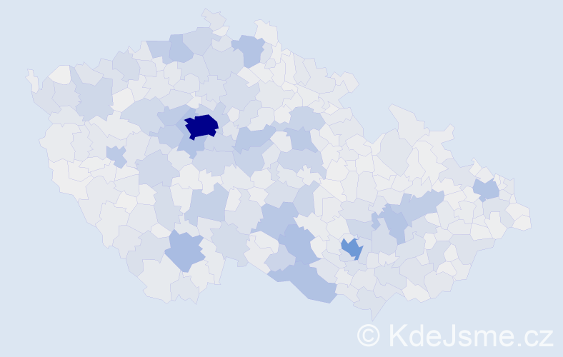 Příjmení: 'Růžička', počet výskytů 9572 v celé ČR