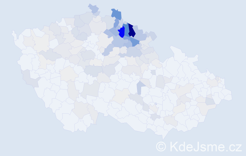 Příjmení: 'Cermanová', počet výskytů 585 v celé ČR