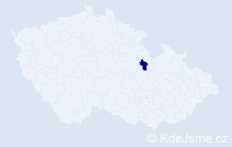 Příjmení: 'Ebed', počet výskytů 2 v celé ČR