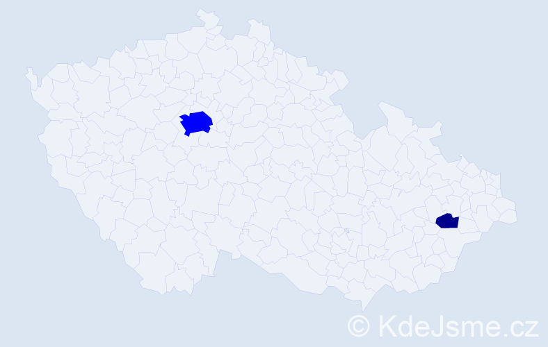 Příjmení: 'Geurts', počet výskytů 3 v celé ČR