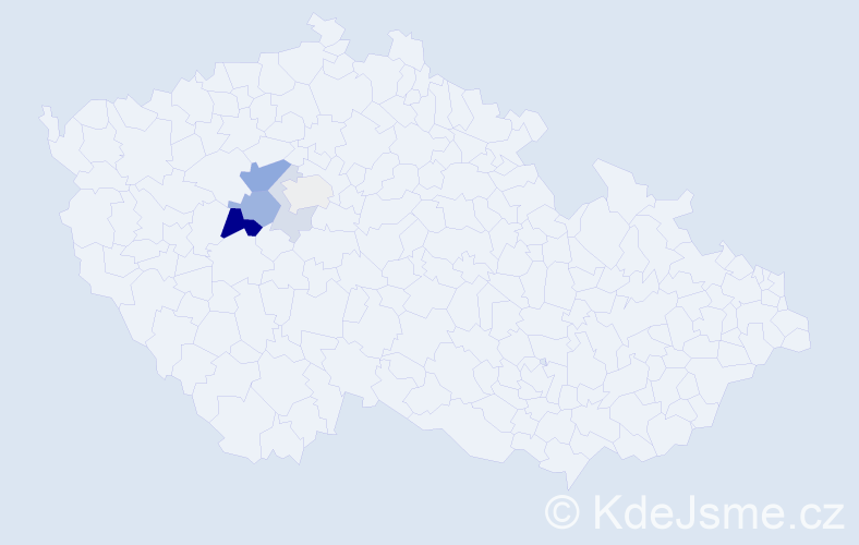 Příjmení: 'Eichenmann', počet výskytů 14 v celé ČR