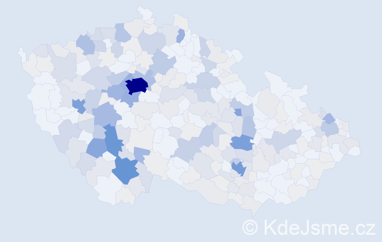 Příjmení: 'Řehoř', počet výskytů 1048 v celé ČR
