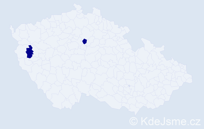 Příjmení: 'Kalmbach', počet výskytů 2 v celé ČR