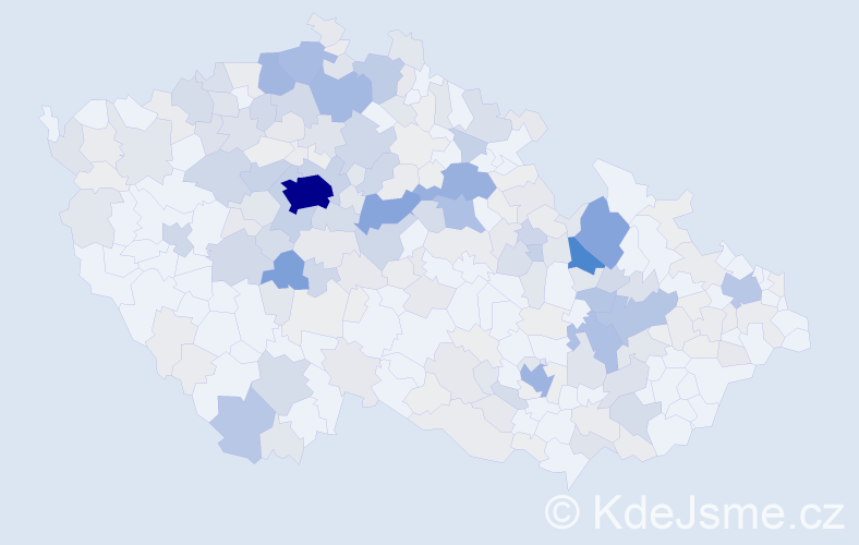Příjmení: 'Doubravová', počet výskytů 1051 v celé ČR