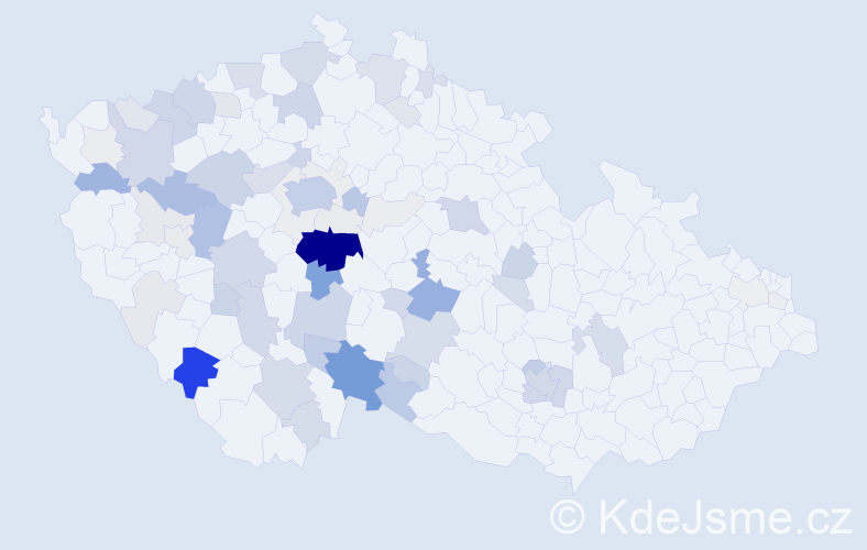 Příjmení: 'Bartůšek', počet výskytů 280 v celé ČR