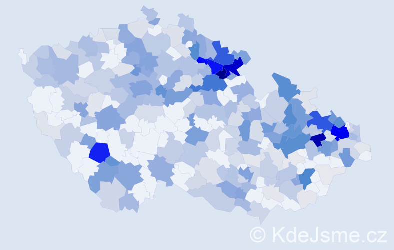 Příjmení: 'Bergerová', počet výskytů 1061 v celé ČR