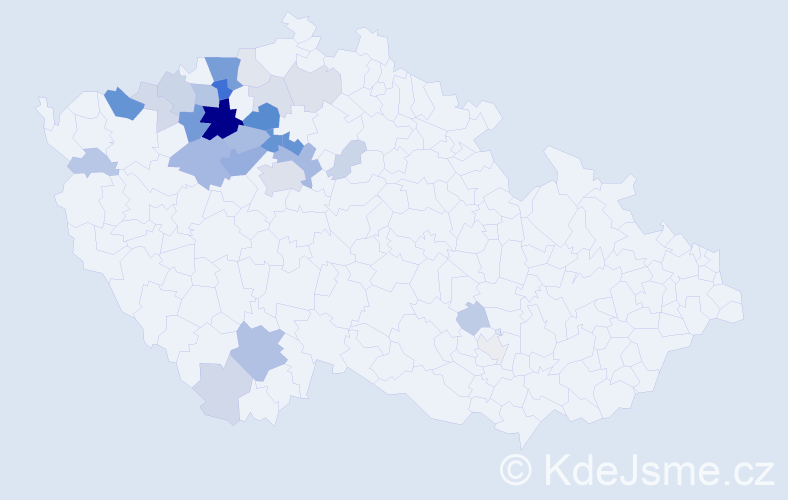 Příjmení: 'Škuthanová', počet výskytů 92 v celé ČR